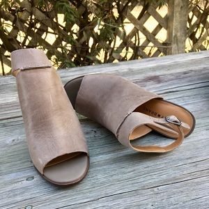 Lucky Brand Shoes - Lucky Brand Peep Toe Booties Lucky Brand Shoes - Lucky Brand Peep Toe Booties